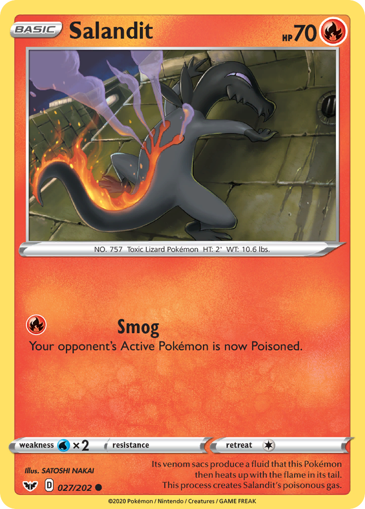 Salandit (027/202) [Sword & Shield: Base Set] | Devastation Store