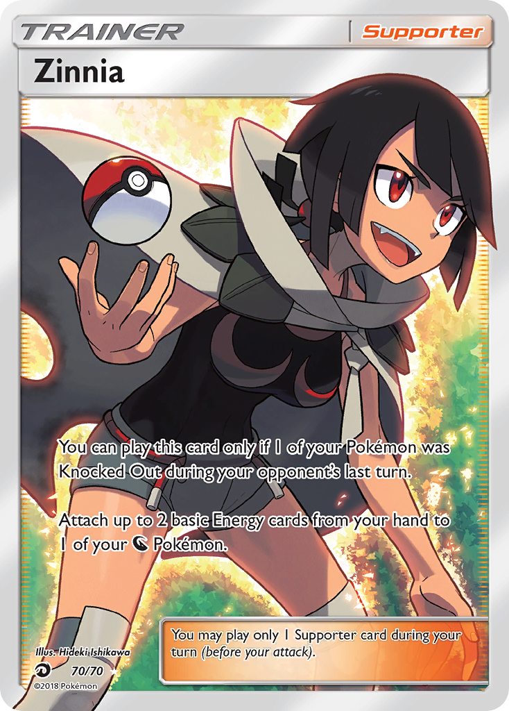 Zinnia (70/70) [Sun & Moon: Dragon Majesty] | Devastation Store