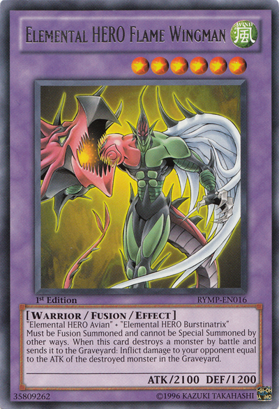 Elemental HERO Flame Wingman [RYMP-EN016] Rare | Devastation Store