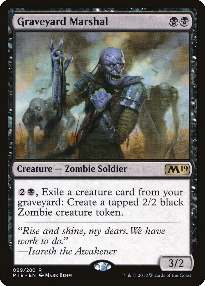 Graveyard Marshal [Core Set 2019] - Devastation Store | Devastation Store