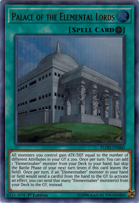 Palace of the Elemental Lords [FLOD-EN060] Ultra Rare | Devastation Store