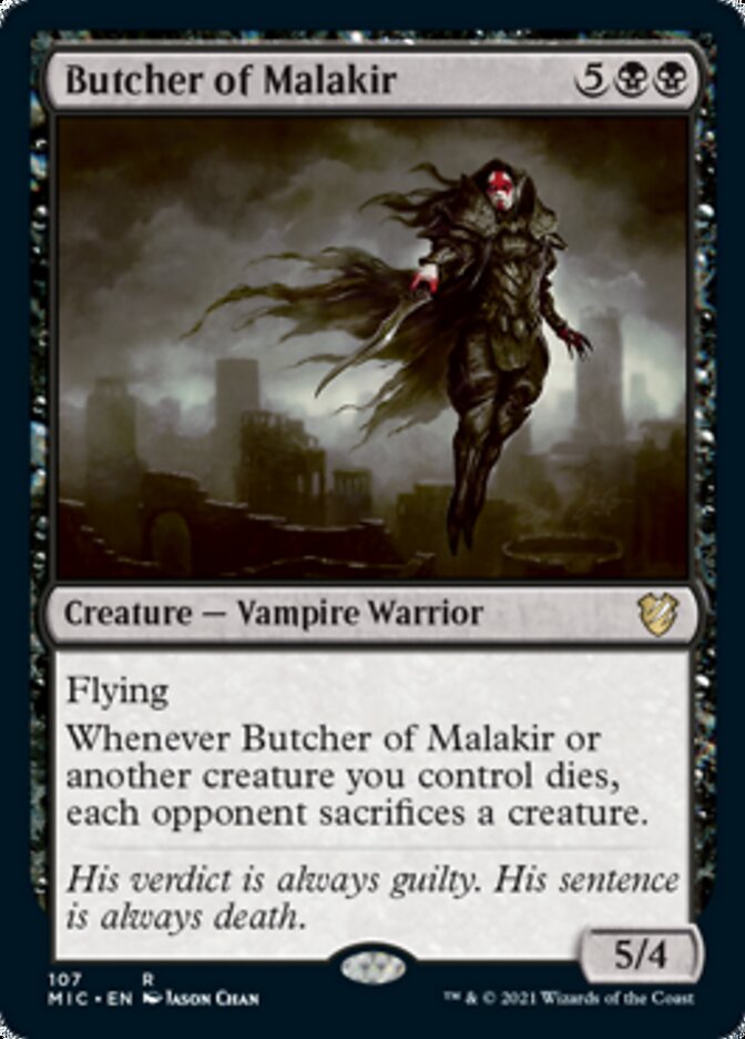 Butcher of Malakir [Innistrad: Midnight Hunt Commander] | Devastation Store