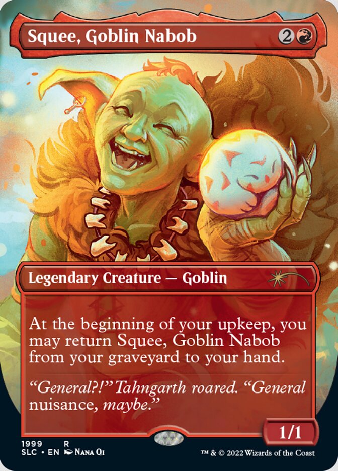 Squee, Goblin Nabob (Borderless) [Secret Lair 30th Anniversary Countdown Kit] | Devastation Store
