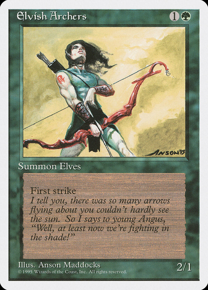 Elvish Archers [Fourth Edition] | Devastation Store