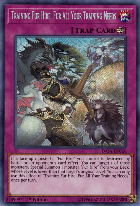 Training Fur Hire, Fur All Your Training Needs [DASA-EN026] Secret Rare | Devastation Store