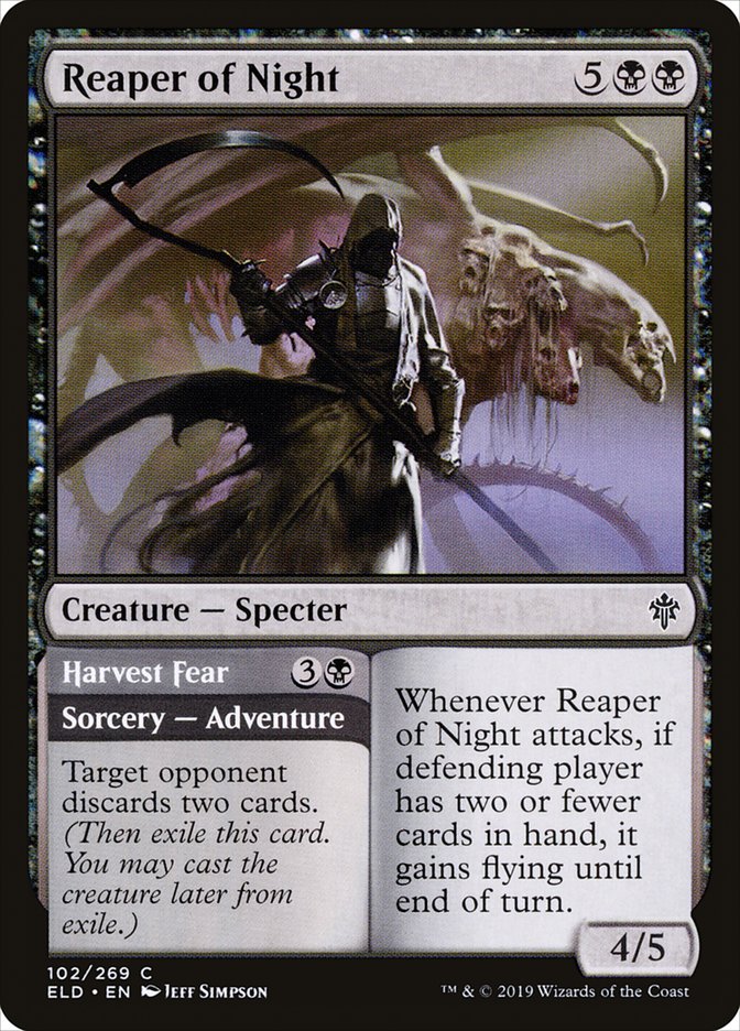 Reaper of Night // Harvest Fear [Throne of Eldraine] | Devastation Store