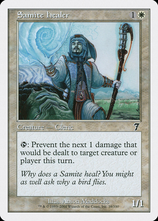 Samite Healer [Seventh Edition] - Devastation Store | Devastation Store