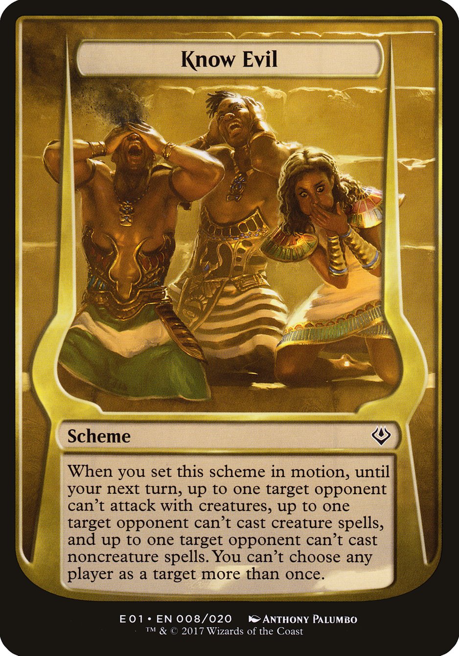 Know Evil (Schemes) [Archenemy: Nicol Bolas Schemes] | Devastation Store