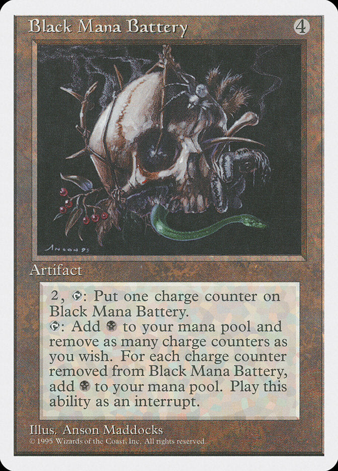 Black Mana Battery [Fourth Edition] | Devastation Store