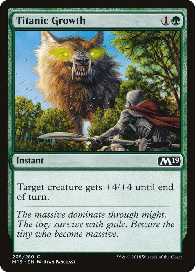 Titanic Growth [Core Set 2019] | Devastation Store