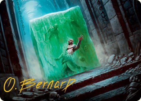 Gelatinous Cube Art Card (Gold-Stamped Signature) [Dungeons & Dragons: Adventures in the Forgotten Realms Art Series] | Devastation Store