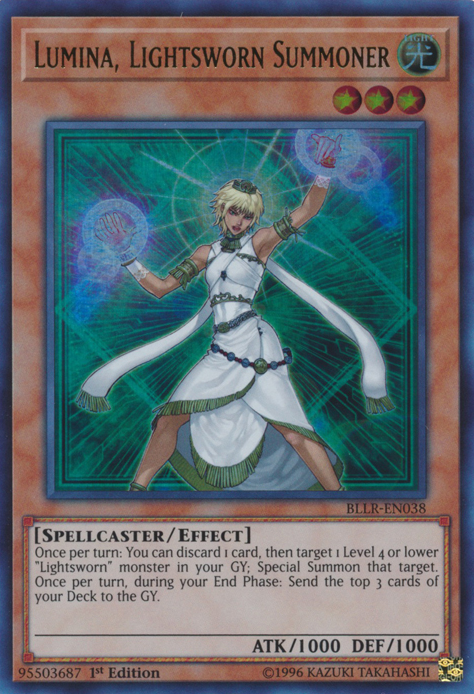 Lumina, Lightsworn Summoner [BLLR-EN038] Ultra Rare | Devastation Store