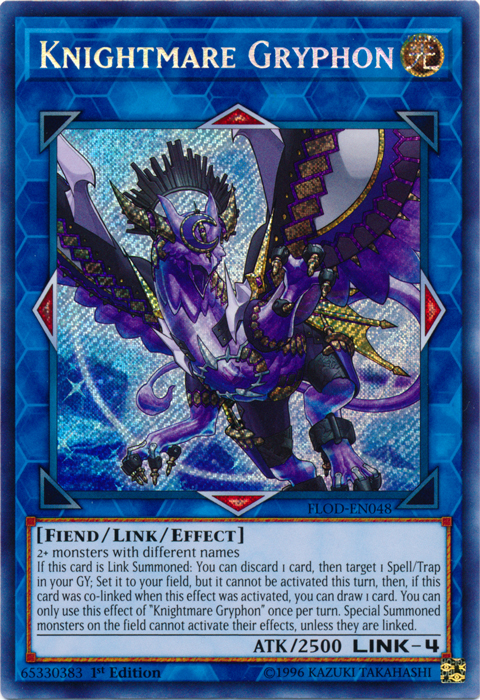 Knightmare Gryphon [FLOD-EN048] Secret Rare | Devastation Store