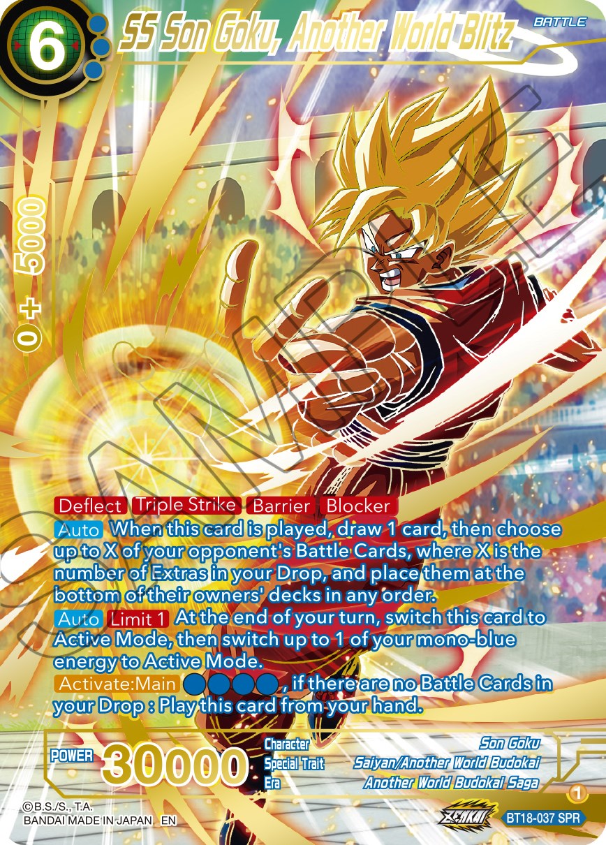 SS Son Goku, Another World Blitz (SPR) (BT18-037) [Dawn of the Z-Legends] | Devastation Store
