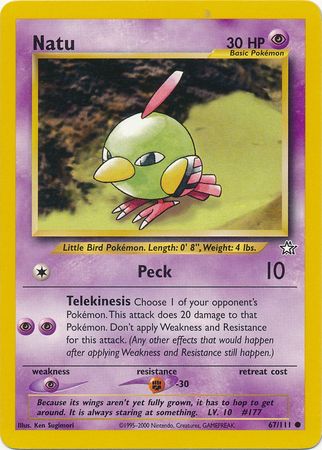 Natu (67/111) [Neo Genesis Unlimited] | Devastation Store