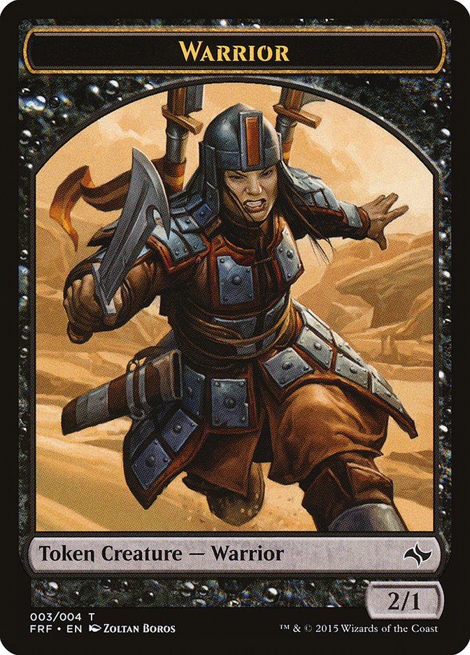 Warrior [Fate Reforged Tokens] - Devastation Store | Devastation Store