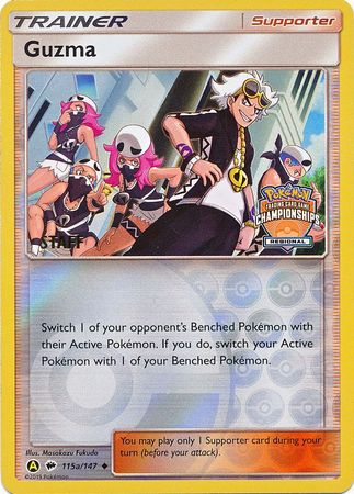 Guzma (115a/147) (Regional Championship Promo Staff) [Sun & Moon: Burning Shadows] | Devastation Store