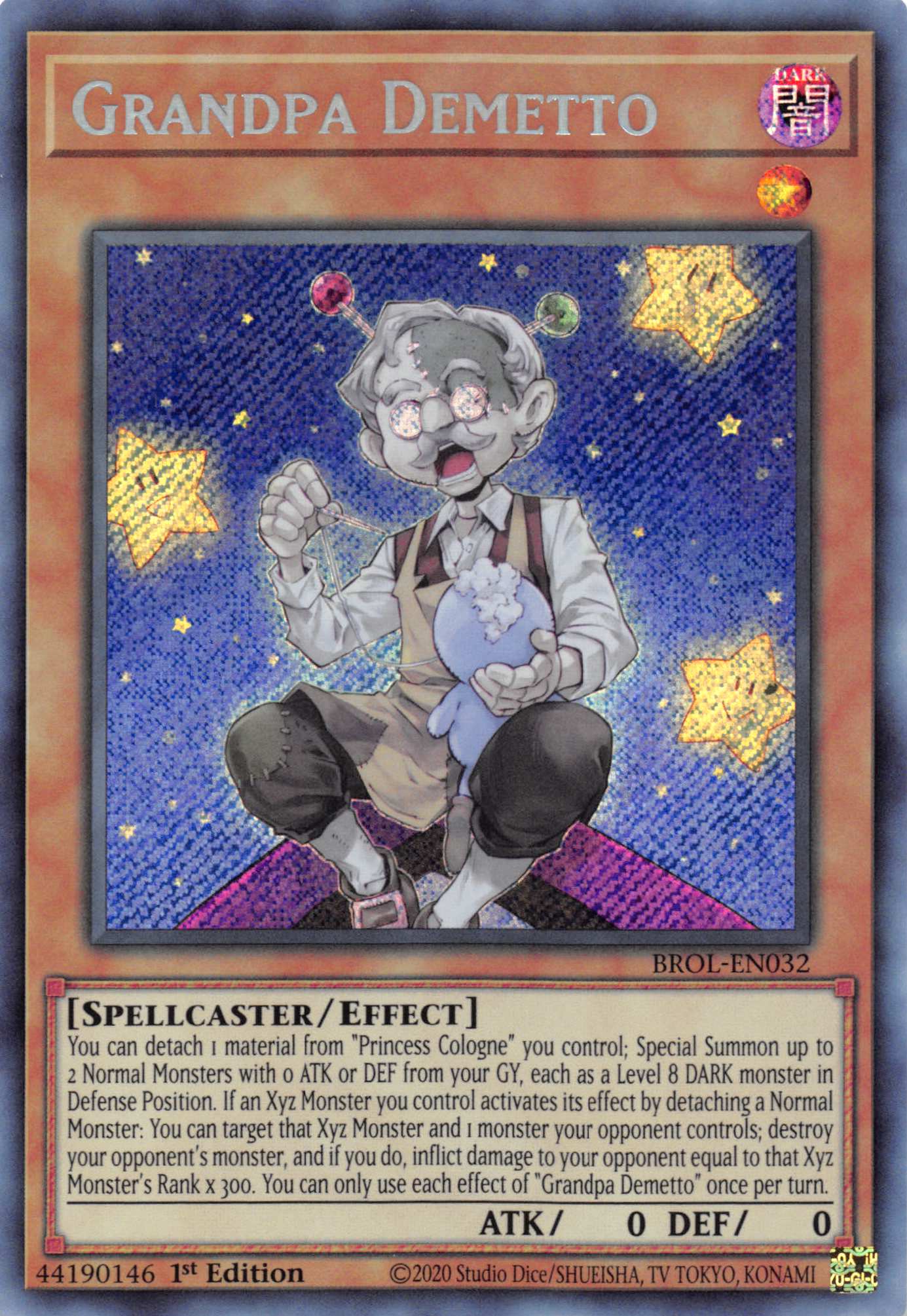 Grandpa Demetto [BROL-EN032] Secret Rare | Devastation Store