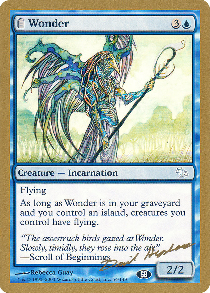 Wonder (Dave Humpherys) (SB) [World Championship Decks 2003] | Devastation Store