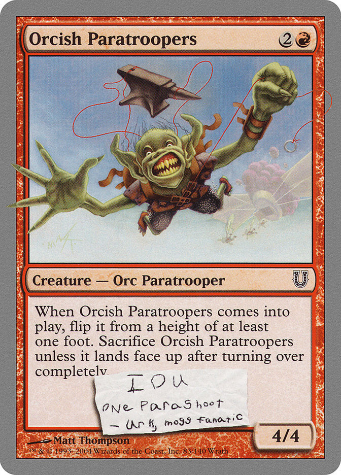 Orcish Paratroopers [Unhinged] - Devastation Store | Devastation Store