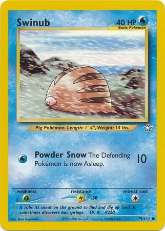 Swinub (79/111) [Neo Genesis Unlimited] | Devastation Store