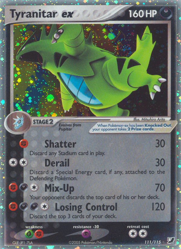 Tyranitar ex (111/115) [EX: Unseen Forces] | Devastation Store