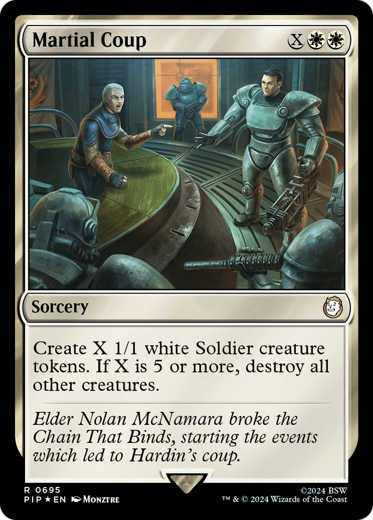 Martial Coup (Surge Foil) [Fallout] | Devastation Store