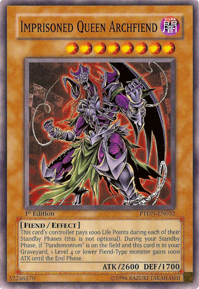 Imprisoned Queen Archfiend [PTDN-EN032] Common | Devastation Store