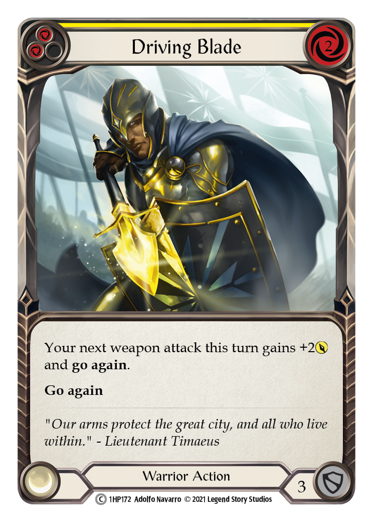 Driving Blade (Yellow) [1HP172] | Devastation Store