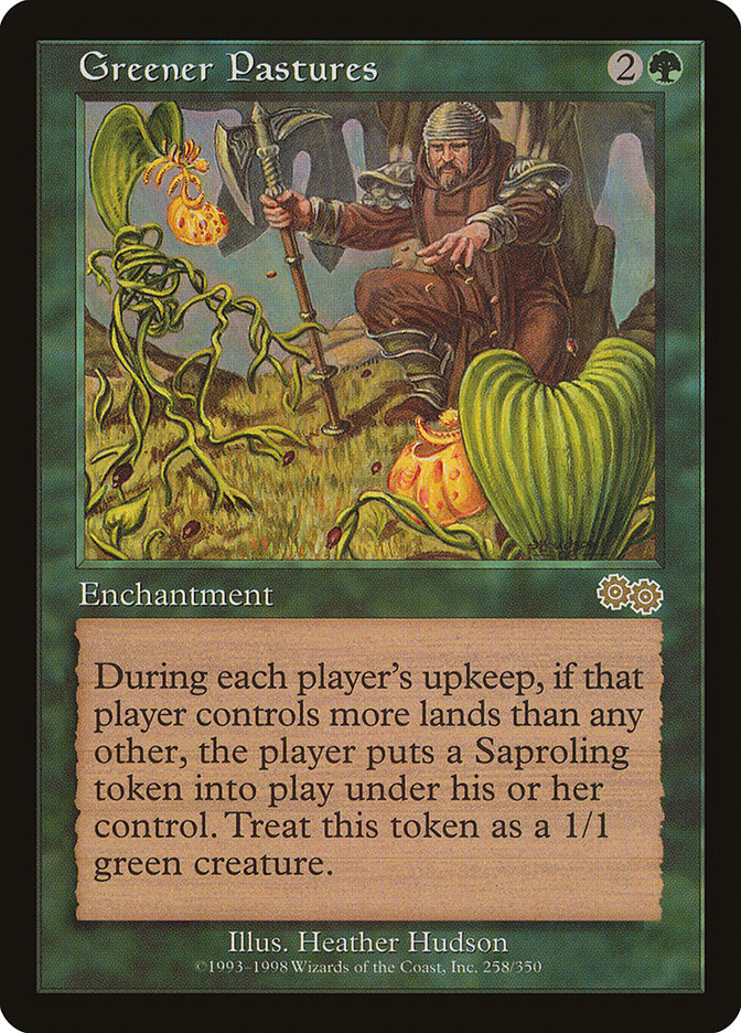 Greener Pastures [Urza's Saga] - Devastation Store | Devastation Store