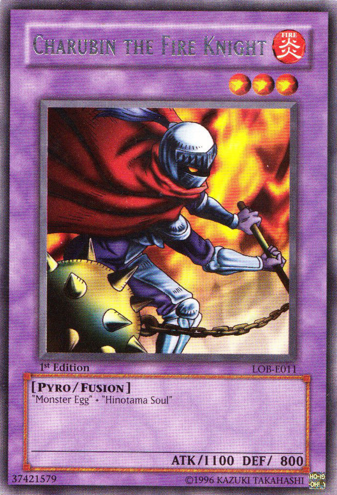 Charubin the Fire Knight [LOB-E011] Rare | Devastation Store