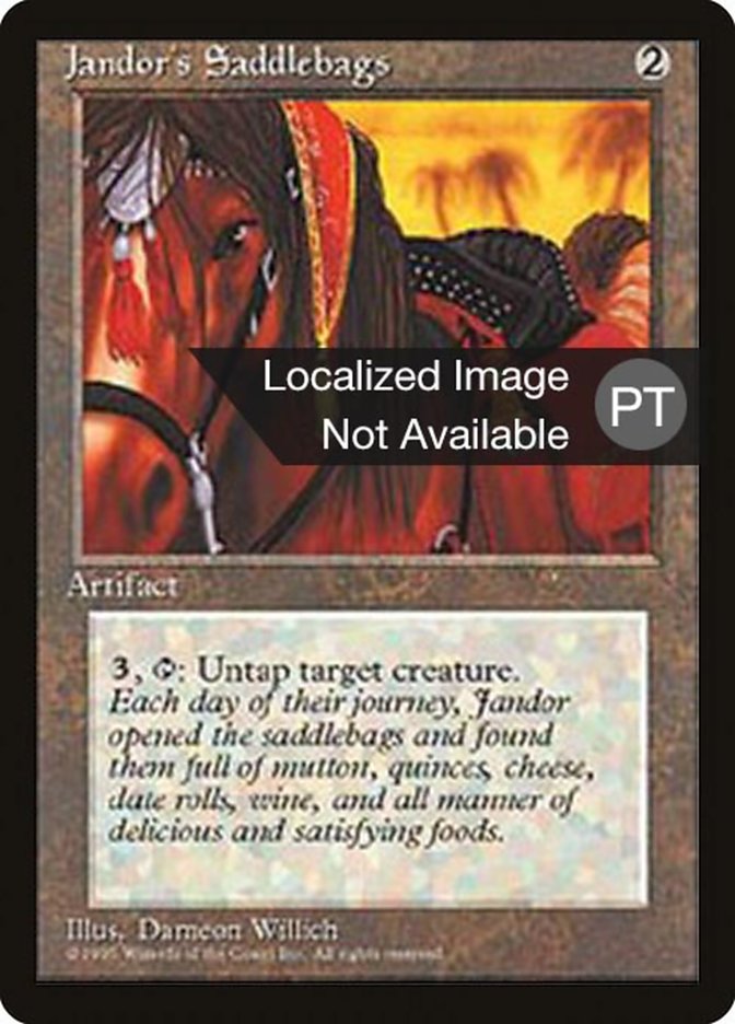 Jandor's Saddlebags [Fourth Edition (Foreign Black Border)] | Devastation Store
