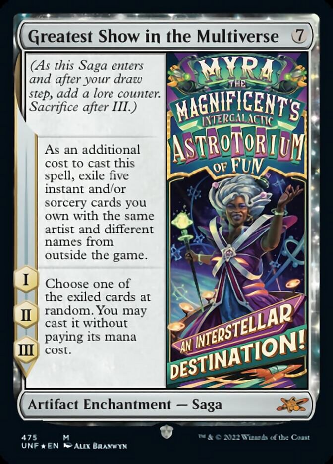 Greatest Show in the Multiverse (Galaxy Foil) [Unfinity] | Devastation Store