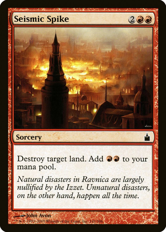 Seismic Spike [Ravnica: City of Guilds] | Devastation Store