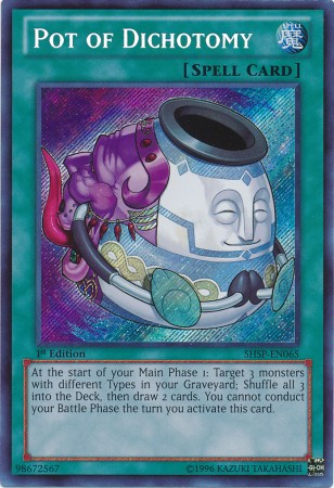 Pot of Dichotomy [SHSP-EN065] Secret Rare | Devastation Store