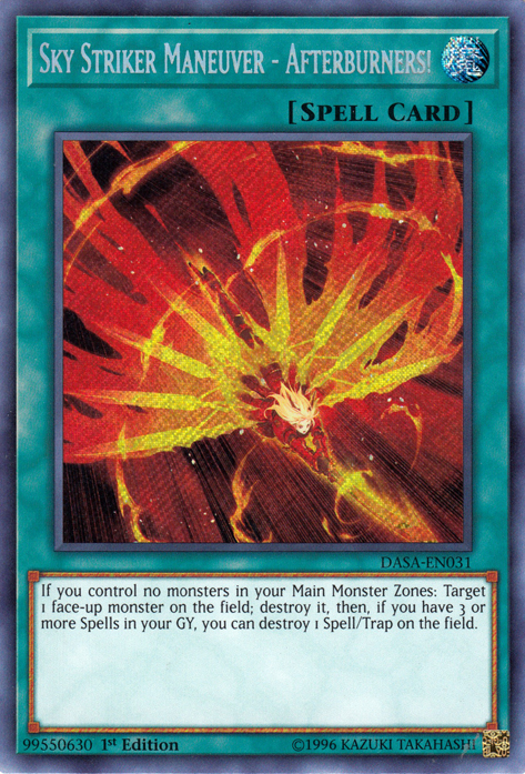 Sky Striker Maneuver - Afterburners! [DASA-EN031] Secret Rare | Devastation Store
