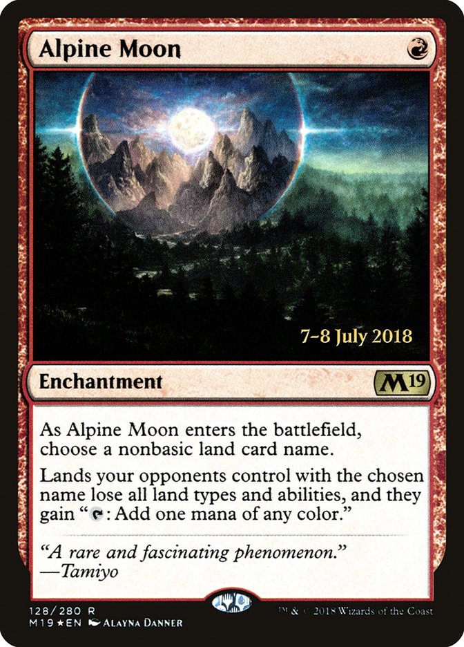 Alpine Moon  [Core Set 2019 Prerelease Promos] - Devastation Store | Devastation Store