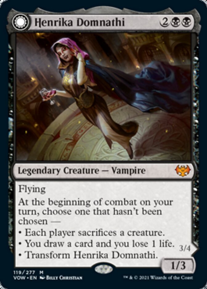 Henrika Domnathi // Henrika, Infernal Seer [Innistrad: Crimson Vow] | Devastation Store