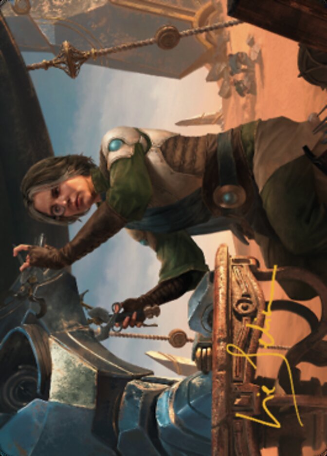 Tocasia, Dig Site Mentor Art Card (Gold-Stamped Signature) [The Brothers' War Art Series] | Devastation Store