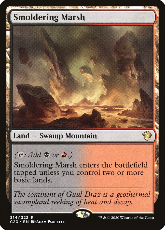 Smoldering Marsh [Commander 2020] | Devastation Store