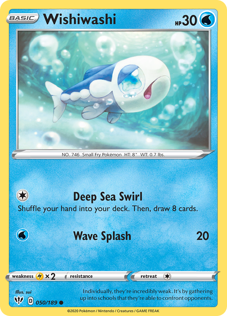 Wishiwashi (050/189) [Sword & Shield: Darkness Ablaze] | Devastation Store