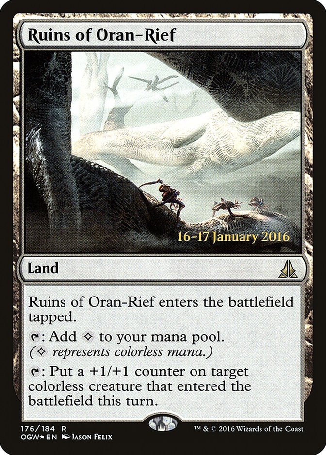 Ruins of Oran-Rief [Oath of the Gatewatch Prerelease Promos] - Devastation Store | Devastation Store