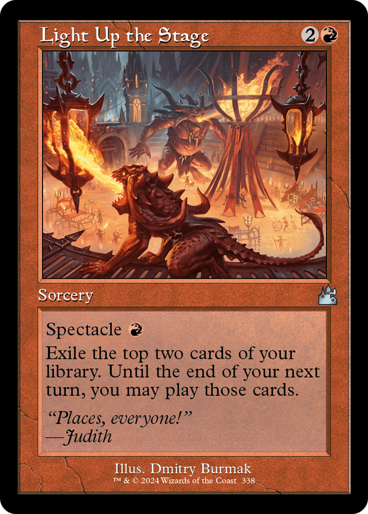 Light Up the Stage (Retro Frame) [Ravnica Remastered] | Devastation Store
