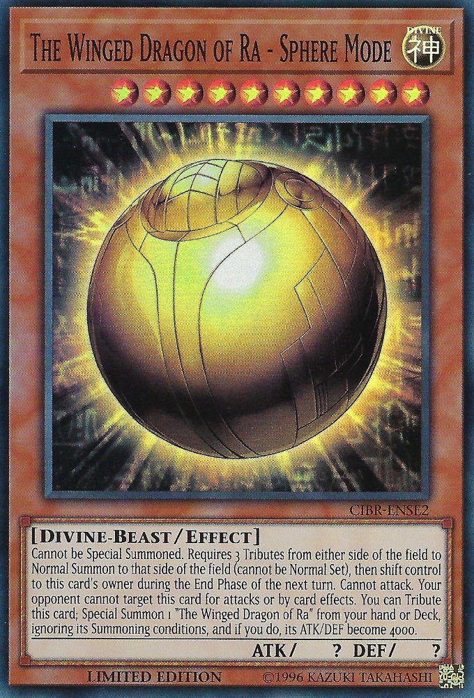 The Winged Dragon of Ra - Sphere Mode [CIBR-ENSE2] Super Rare | Devastation Store