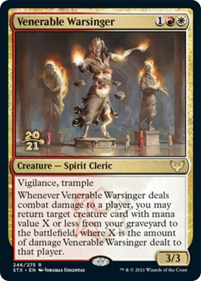 Venerable Warsinger [Strixhaven: School of Mages Prerelease Promos] | Devastation Store