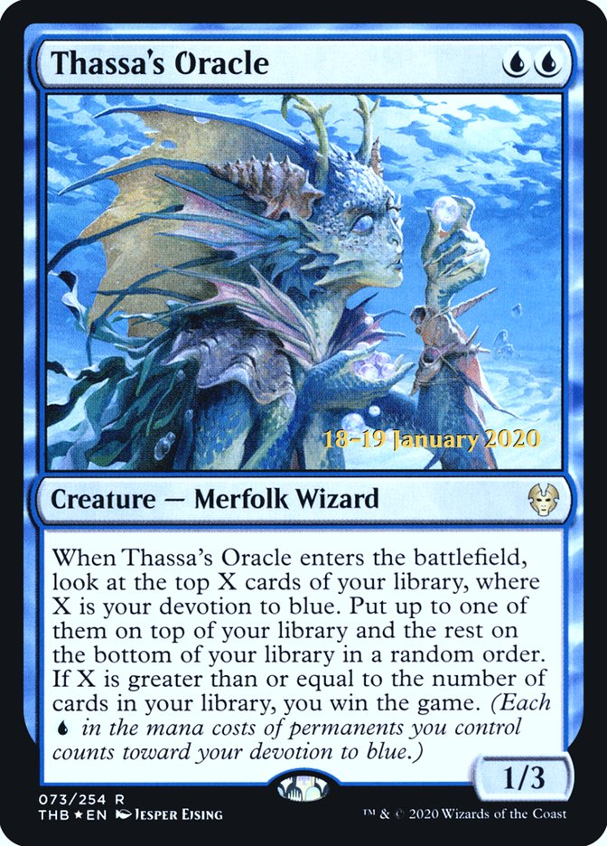 Thassa's Oracle [Theros Beyond Death Prerelease Promos] | Devastation Store