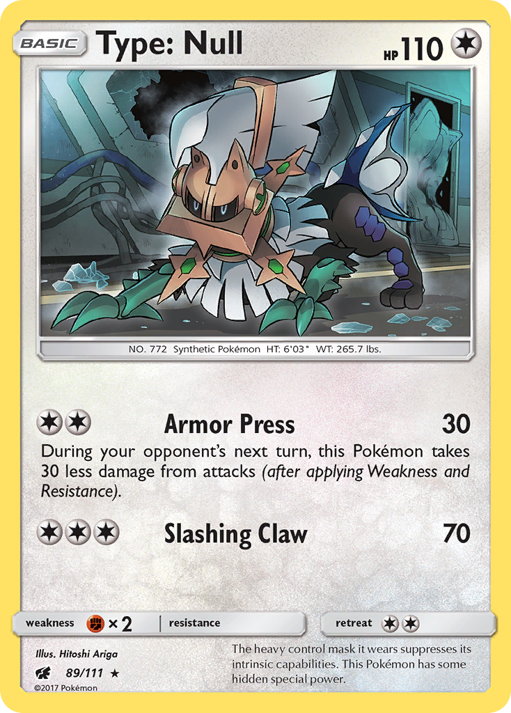 Type: Null (89/111) [Sun & Moon: Crimson Invasion] | Devastation Store