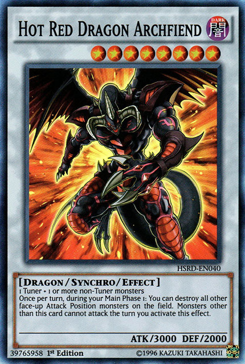 Hot Red Dragon Archfiend [HSRD-EN040] Super Rare | Devastation Store