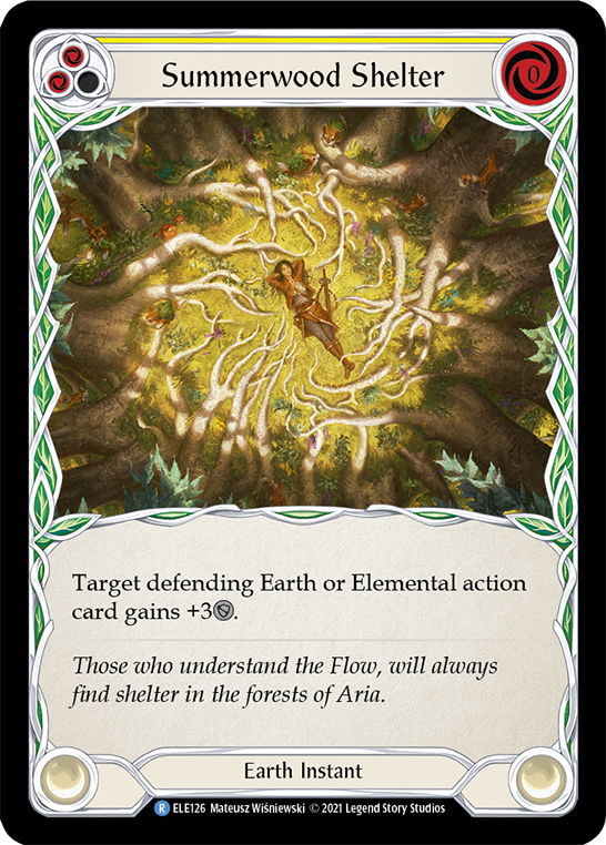 Summerwood Shelter (Yellow) [ELE126] (Tales of Aria)  1st Edition Normal | Devastation Store