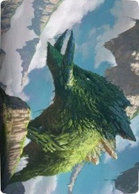 Yasharn, Implacable Earth Art Card [Zendikar Rising Art Series] | Devastation Store
